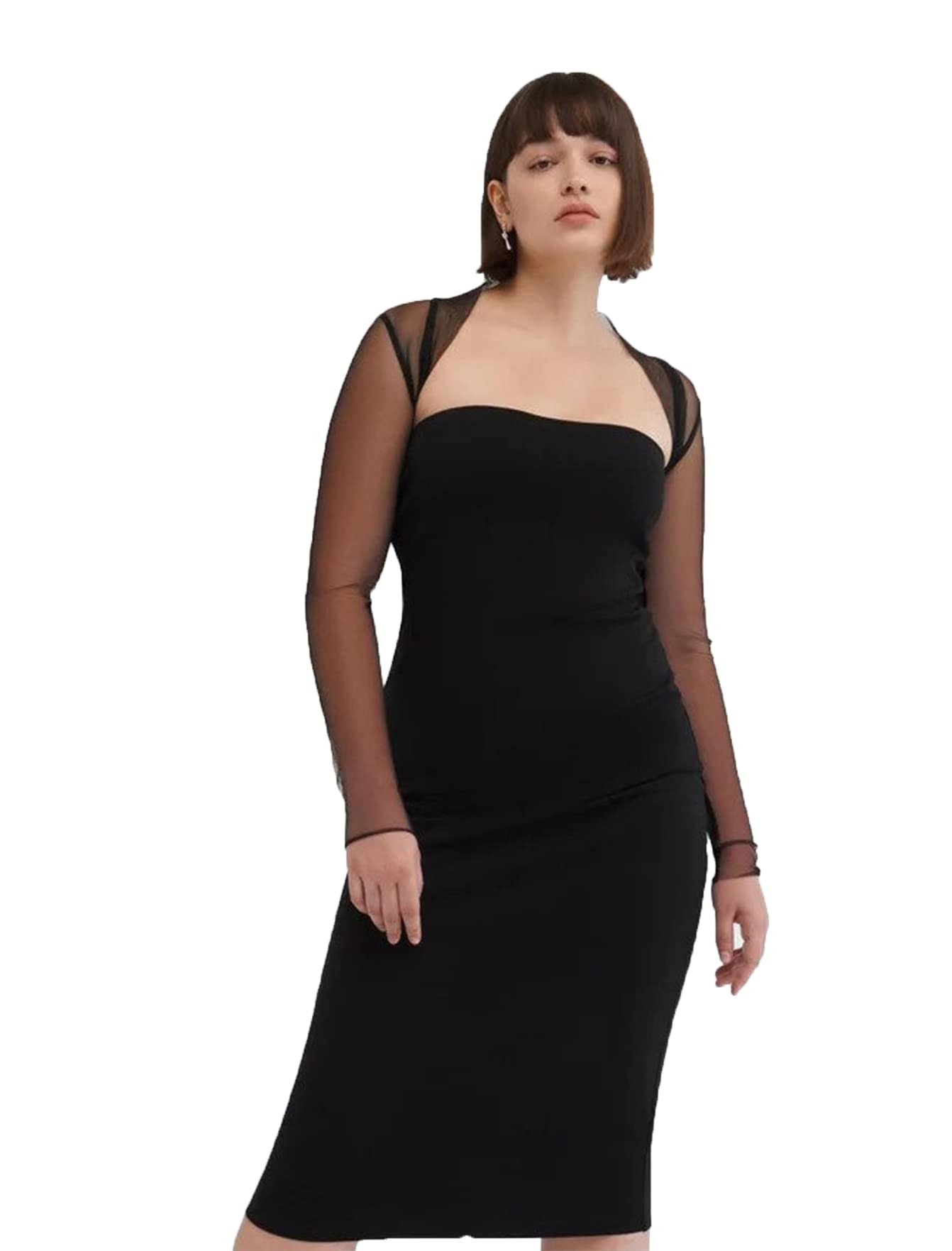 Cropped Bolero, Crew Neck Bolero, Long Sleeve Cropped Shrug, Cocktail Cover Up, Long Sleeve Crop Top, Selma Bolero for Girls