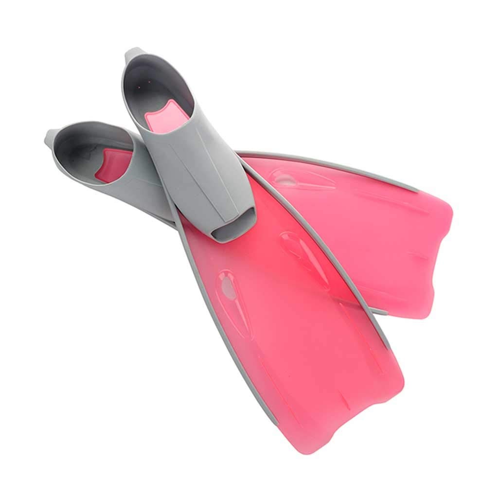 Starfisher Snorkeling Diving Swimming Fins Foot Fins Flippers Flexible Comfort Adult Profession Diving Fins Swimming Fins Water Sports (Pink)