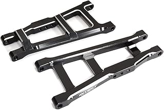 Integy RC Model C27080BLACK Billet Machined Rear Lower Arms for Traxxas 1/10 Rustler 2WD & Stampede 2WD