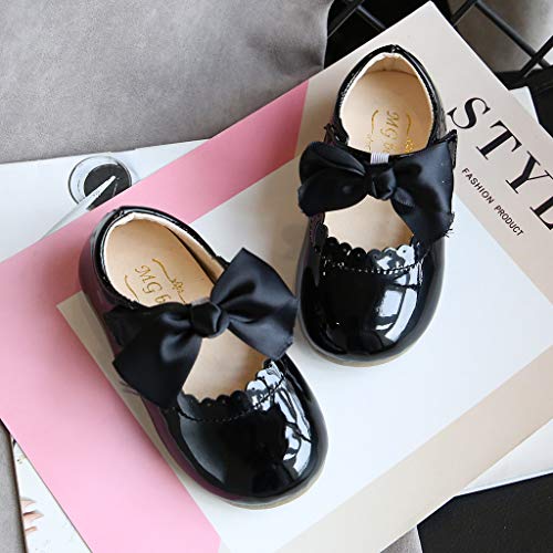 Baby Girl Dress Shoes Girls Toddler Kids Soft Sole Cute Bow Princess Flower Girl Wedding Party Formal Mary Jane Shoes4