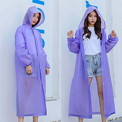 Blusea – Capa de chuva feminina, impermeável, para viagens ao ar livre, estilo siamês, para chuva, n