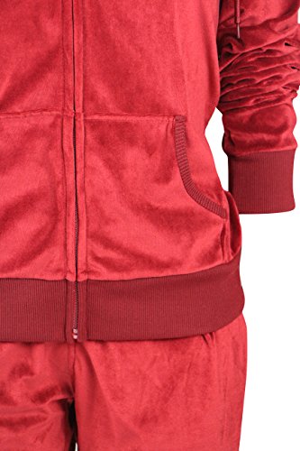 Image of Velour Tracksuit Womens 2 Pieces Joggers Outfits Jogging Sweatsuits Set Soft Sports Sweat Suits Pants
