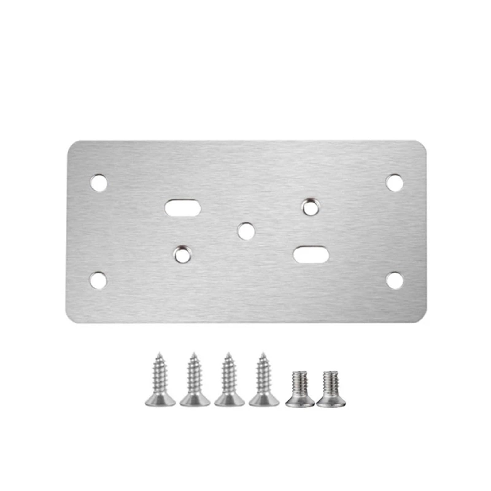 Uzamirlex 3 Hinge Repair Plate, Stainless Steel Cabinet Door Hinge Repair Plate For Furniture Window Drawer(3)