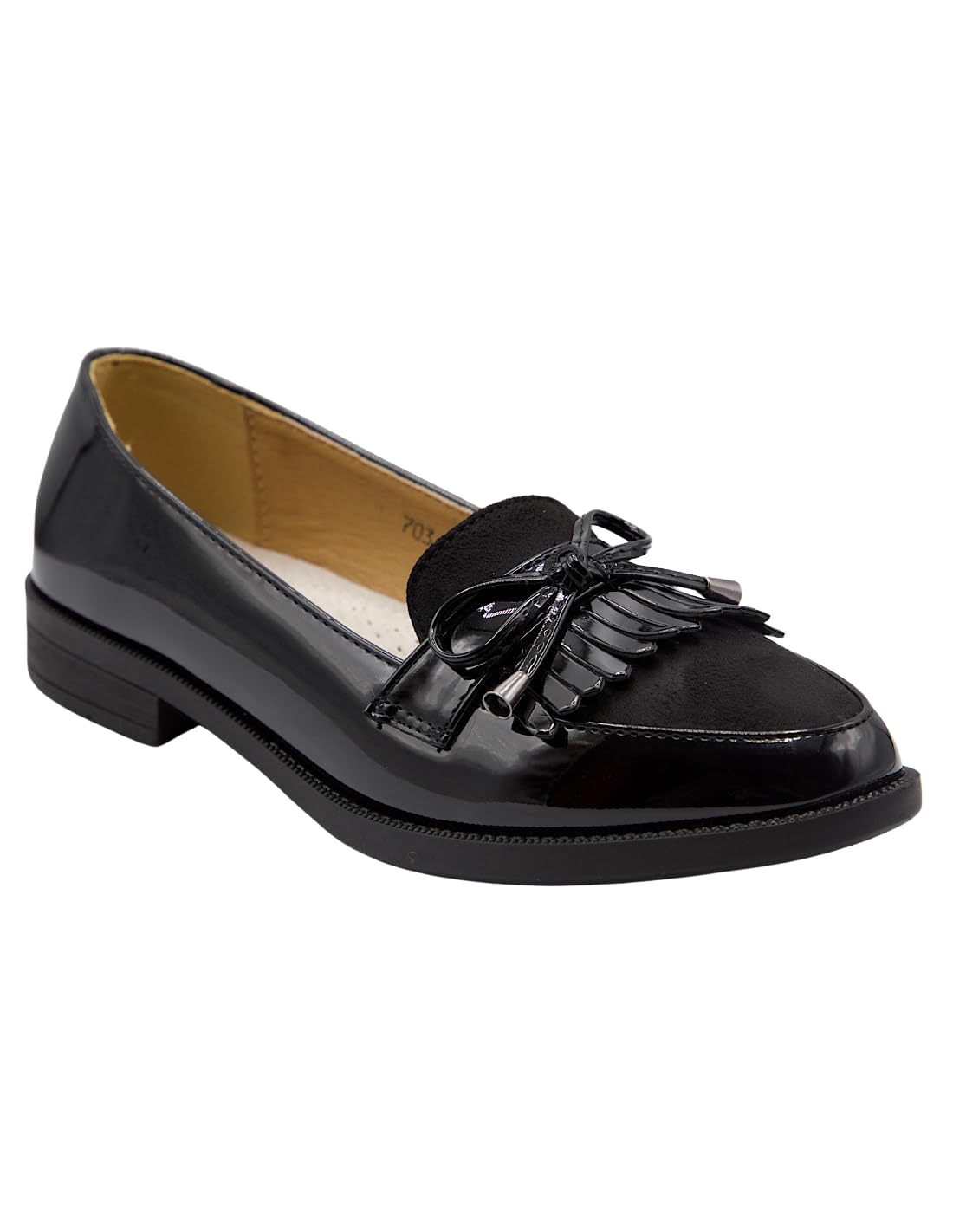 Mocassini donna in vitello colore nero - Patty Shoes
