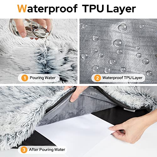 Homeideas Dog Bed For Large Dogs, Soft Plush Dog Crate Beds, Orthopedic Egg-Crate Foam Bed With Removable Waterproof Cover For Dogs And Cats, Non-Slip Washable Pet Beds For Sleeping And Anti Anxiety #TOP2