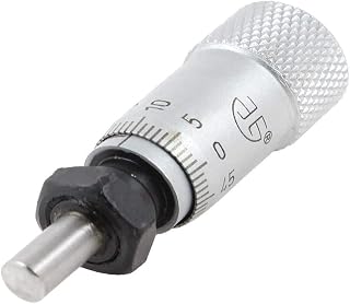 New Lon0167 0.01mm Accuracy Featured 0-6.5mm Thread Round reliable efficacy Micrometer Head 36mm Length(id:a07 1c 70 02d)