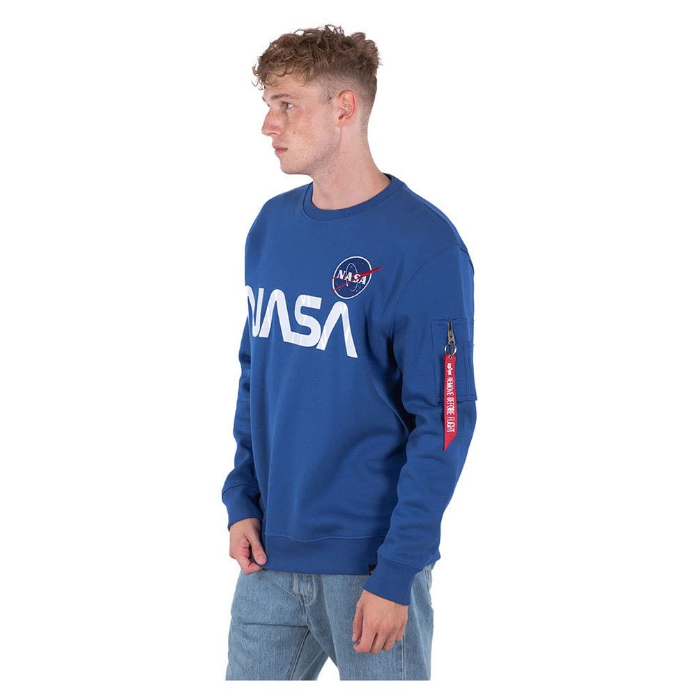 Alpha Industriesalpha Industries Herren Nasa Reflective Sweater
