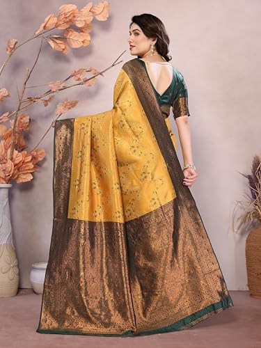 Image of Avantika Fashion Women's Kanjivaram Style Soft Silk Banarasi Sarees With Blouse Piece For Women