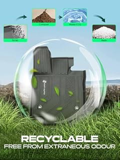 YHTAUTO Floor Mats Fit 2023-2026 Lexus RX /RX350 /RX350h /RX500h, NOT for RX450h+ PHEV, TPE All Weather Floor Liner Odorless Custom Fit Car Mats, 1st 2nd Row Liner