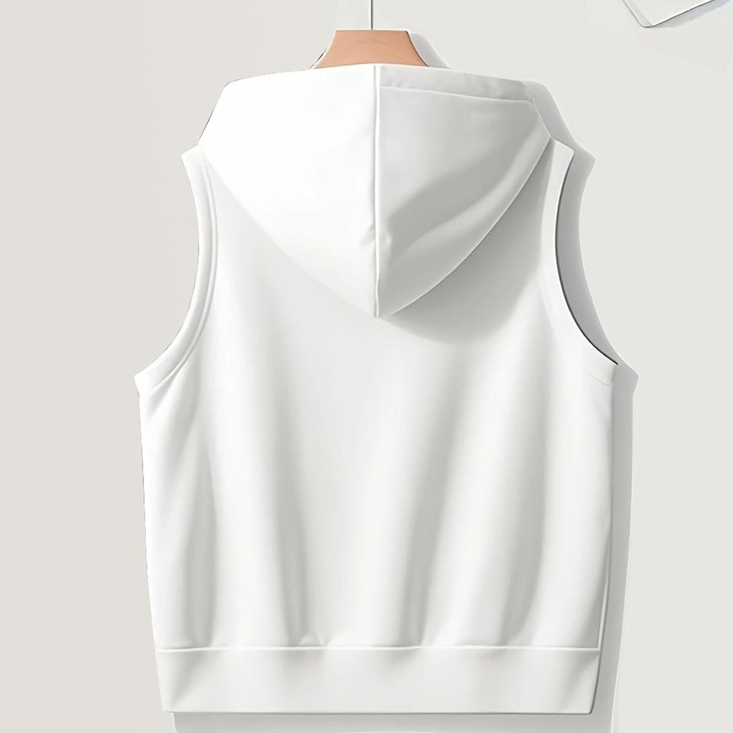 Womens Zip Up Hoodie Vest Oversized Sleeveless Lightweight Sweatshirts Fall Casual Loose Fit Jackets with Pockets - Image 4