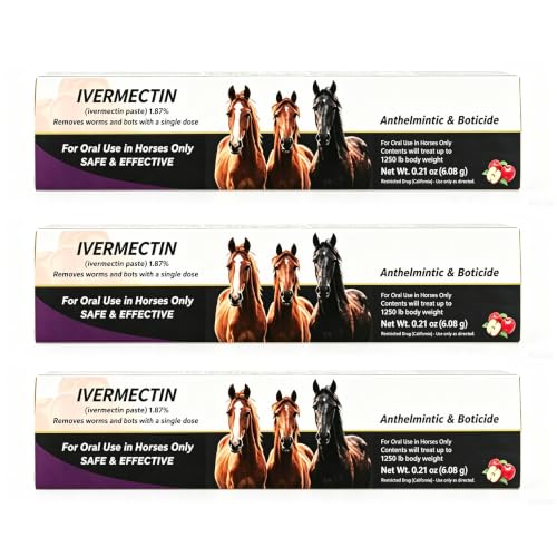 Paste for Horse Use Only 1.87%-3 Pack (6.08g Each)