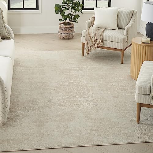 Tapete decorativo Nourison Serenity Ivory 6' x 9'