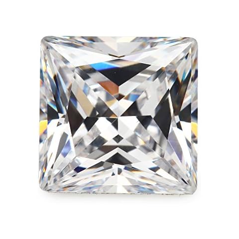 JIANGYUANGEMS 5A Princess Cut CZ Stones Cover