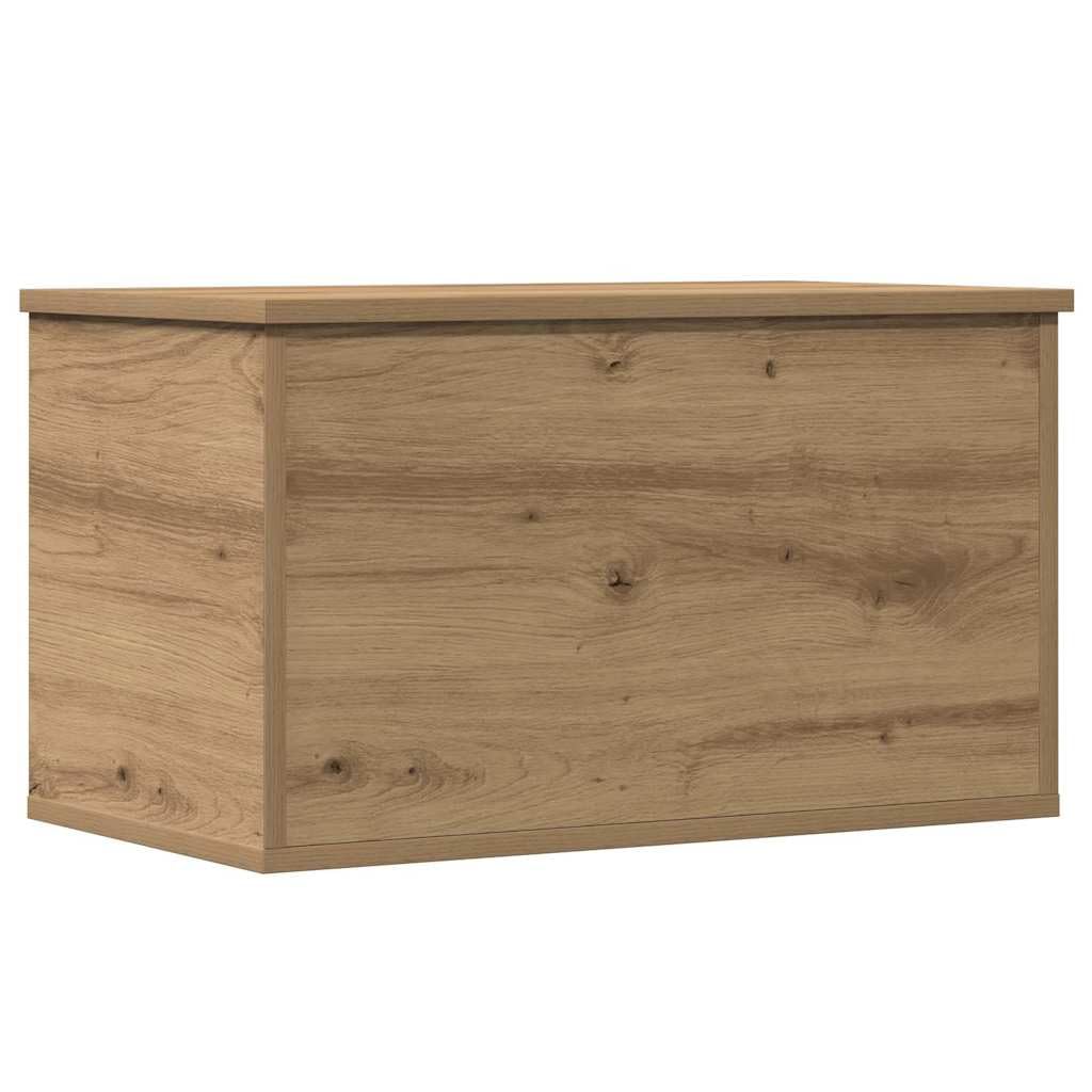 vidaXL Storage Box Artisan Oak 60 x 35 x 35 cm Engineered Wood, Modern Storage Box, Rectangular Organizer, Clutter-Free Solution, Ample Space, Utility Furniture for Home Office, Compact Design