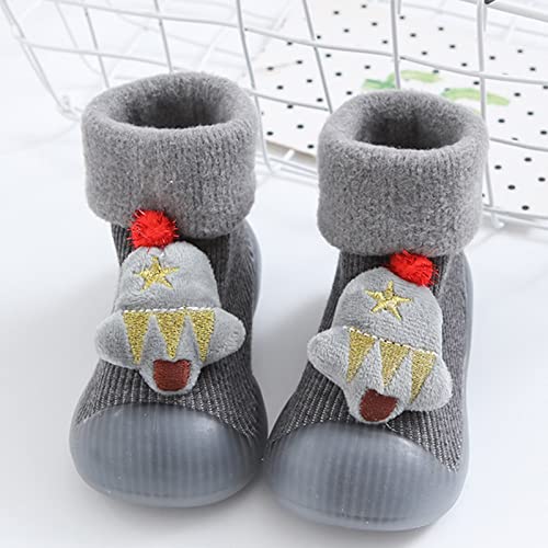 Kids Shoes Girls,Baby Walking Shoes Sock Shoes Non-Slip Prewalker Shoes Soft Indoor Kawaii Shoes 0-4 Years2