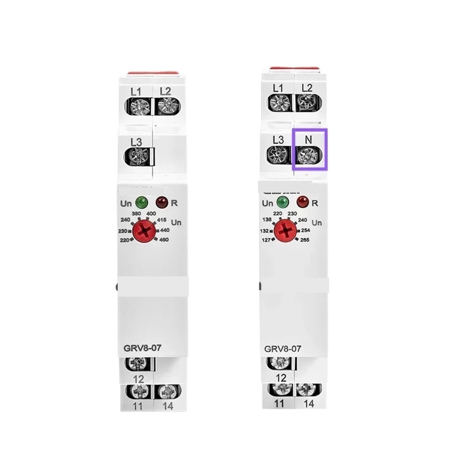 OSHZIKJII 1PCS Relay 8A 10A 1SPDT 2SPDT(GRV8-08D,M460 3Phase3Wire)