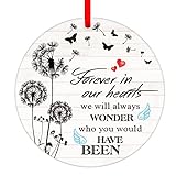 FLYAB Baby Christmas in Heaven Ornament Angel Baby Memorial Christmas Ornaments Miscarriage Ornament for Christmas Tree Remembrance Sympathy Gifts for Loss of Baby Infant Child in Memory of Baby