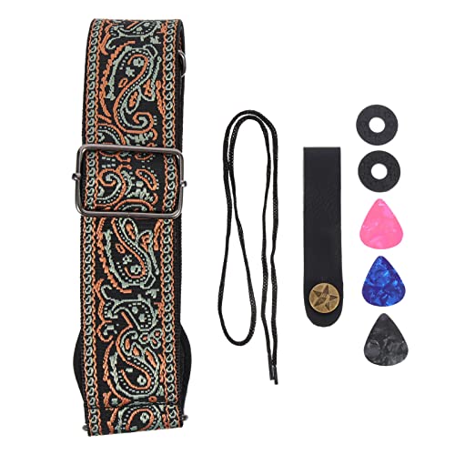 Milisten 1 ensemble de sangle exquise accessoires Braveur de guitare de guitare pratique - Les Beatles, Paul McCartney, John Lennon, RIngo Starr, George Harrison Milisten 1 ensemble de sangle exquise accessoires Braveur de guitare de guitare pratique