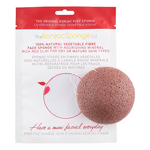The Konjac Sponge Co Facial Puff Red Clay – Esponja