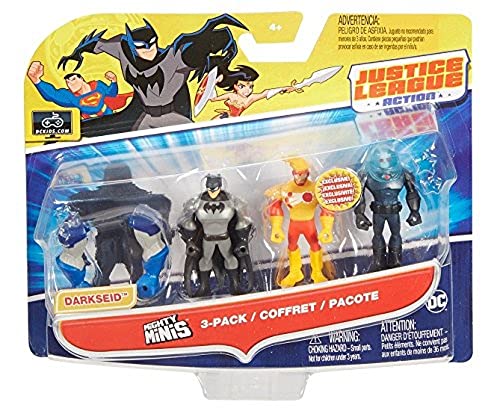 DC COMICS JUSTICE LEAGUE MR FREEZE Mini Figure, confezione da 3