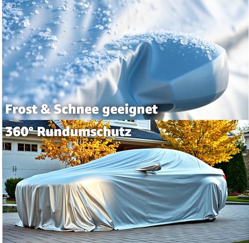 Universal Autoplane Autoschutzhülle Vollgarage Auto Garage Abdeckung - Car Cover - Abdeckplane wasserdicht - Autoabdeckung - Outdoor & Indoor - 430 * 175 * 150 cm