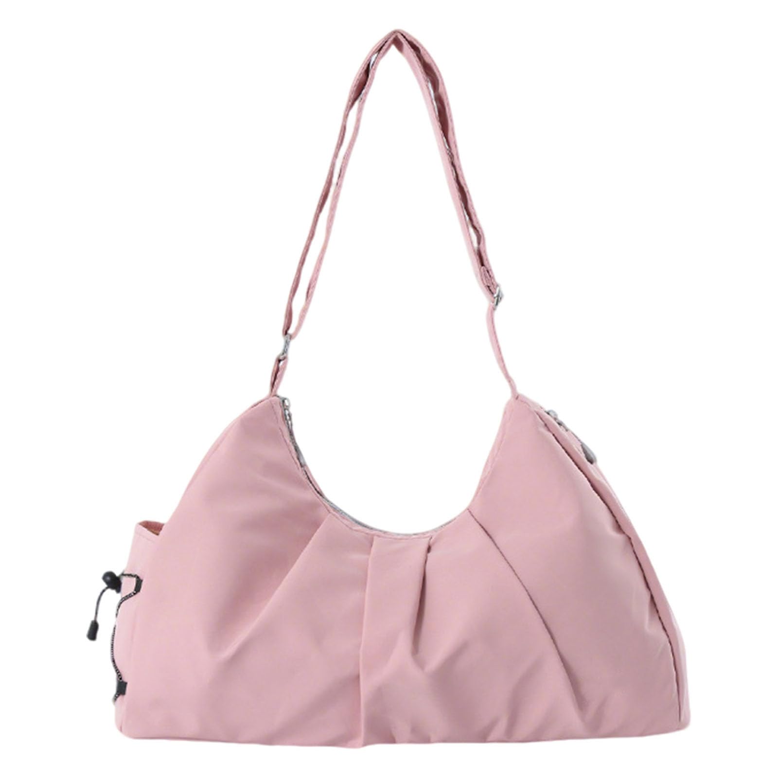 srkspyfd Gym Bag for Women Small, Fashion Nylon Gym Bag with Shoe Compartment, Swimming Bag for Women with Dry Wet Separation, Pink-picture-22