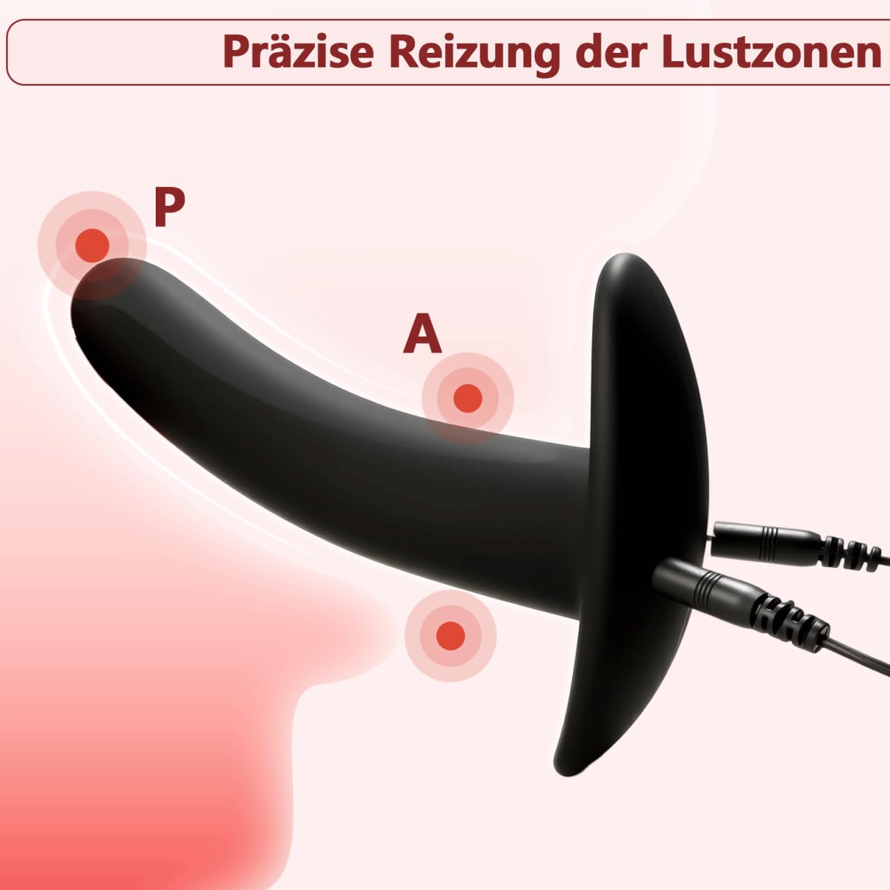 Elettrostimolatore Plug Anale, Electro Sex Dildo Anale per Massaggio Dilatatore Elettrico per Stimolazione, Prostatico Masturbatore Giocattoli Sessuali SM Stimolazione Elettrica Adulti Accessori, A