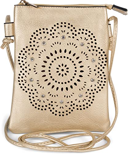 styleBREAKER Mini sac à bandoulière pour femme avec...