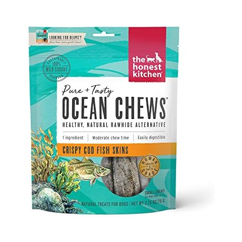 The Honest Kitchen Ocean Chews™ Crispy Cod Fish Skins Dog Treats, 2.75 oz (Beams™) Cover