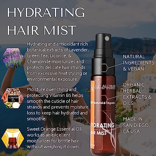 Mist Hidratante Natural para Cabello 100% Orgánico 1 oz miniatura 3