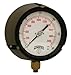 Winters PPC Series Phenolic Dual Scale Process Pressure Gauge with Brass Internals, 0-300 psi/kpa, 4-1/2" Dial Display, +/-0.5% Accuracy, 1/4" NPT Bottom Mount