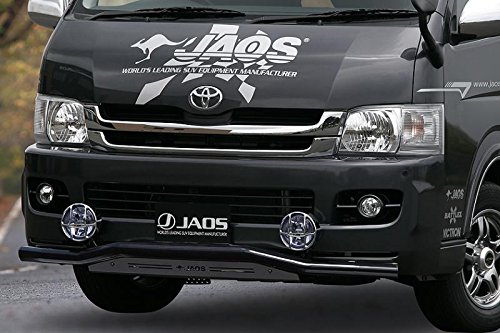 ハイエース　ワイド　ジャオス　jaos スキットバー Amazon | ジャオス(JAOS) JAOS フロントスキッドバー ブラック