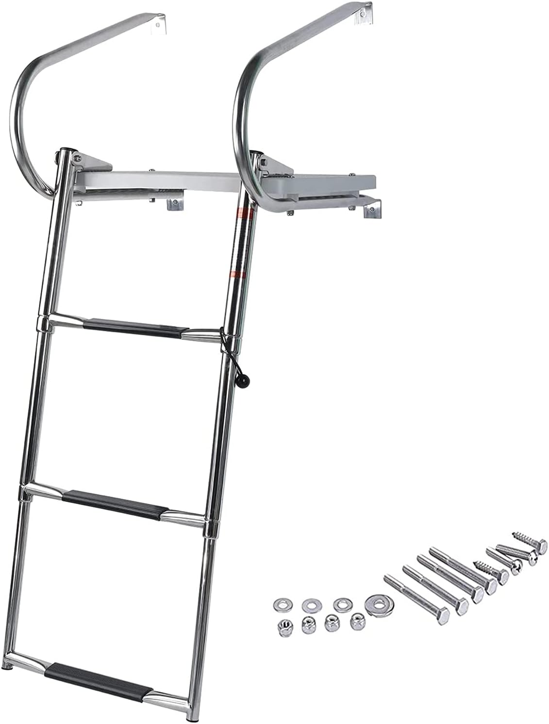 FYLZW Ladders,Outboard Swim Platform with Telescoping Ladder for Bass