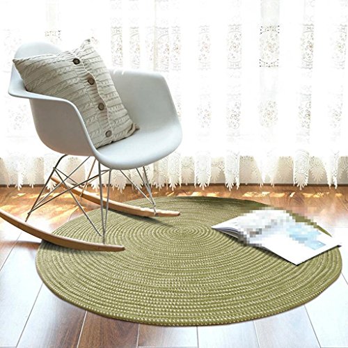 DYI Round carpet, basket computer chair carpet, bedroom bedside living room carpet, mats,