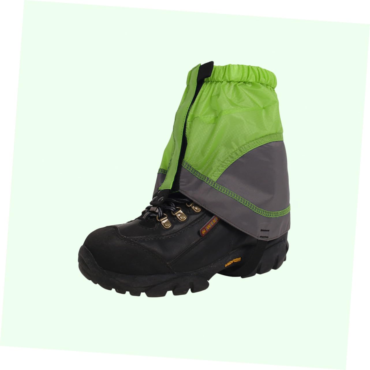 Kisangel 2paires Guêtres Impermeables Légères pour Randonnée Et Activités Extérieures Ankle pour Chaussures Vert Et Pratiques Et Compactes