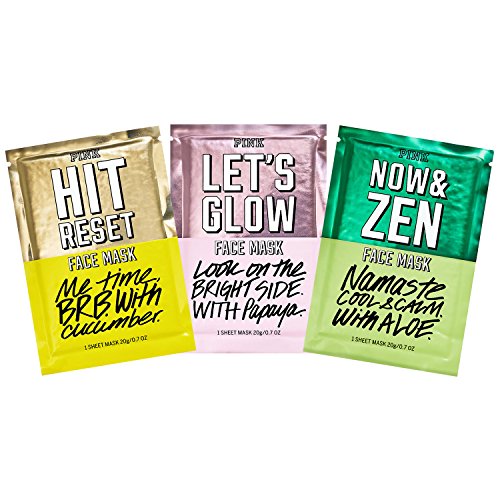 Victoria's Secret Let's Glow Now & Zen and HIT Reset Face Mask Bundle