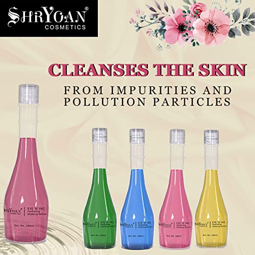Shryoan Eye N Face Hydrating Makeup Remover| Gel-Based & Removes Impurities with Hydrating Features, Removes Waterproof Makeup Remover (100ml) (Shade 1) - Image 3