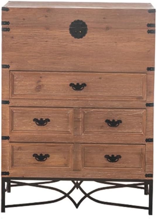 Bufetera Porch Entry Living Room Storage Locker Retro Solid Wood Sideboard Bed And Breakfast Old Bucket Cabinet Aparadores Para Comedor(B)