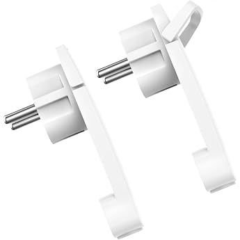 Flat Connector 250 V 16 A IP20 Angled Plug Connector Pack of 2