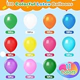 Zoom IMG-1 110 palloncini compleanno in vari