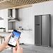 Midea Side-by-Side Kühlschrank 592 L, No Frost, WiFi-Steuerung, 37 dB