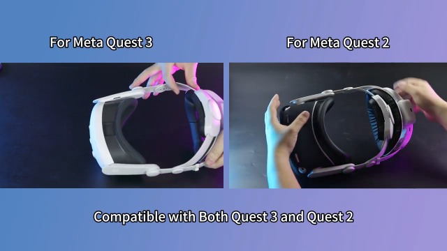Extended playtime and comfort for Meta Quest 3S/3/Quest 2.
