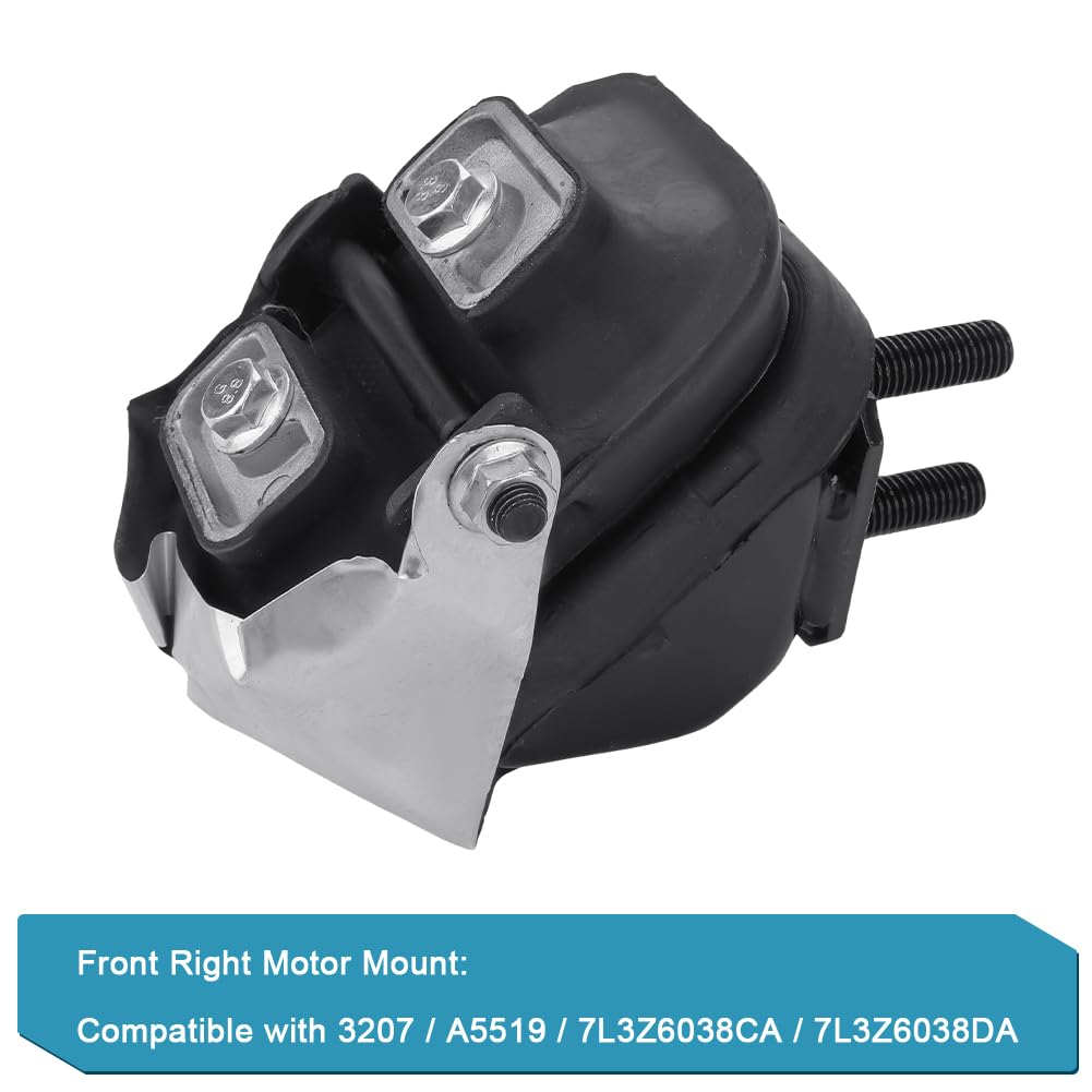 JDMON 2Pcs Front Engine Motor Kit Replacement for Ford F-150 4.6L 2005 2006 2007 2008 Compatible with 3206 / A5518 / 7L3Z6038C / 3207 / A5519 / 7L3Z6038CA