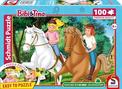 Schmidt 56543 Bibi & Tina Sommerausritt Kinderpuzzle 100 Teile