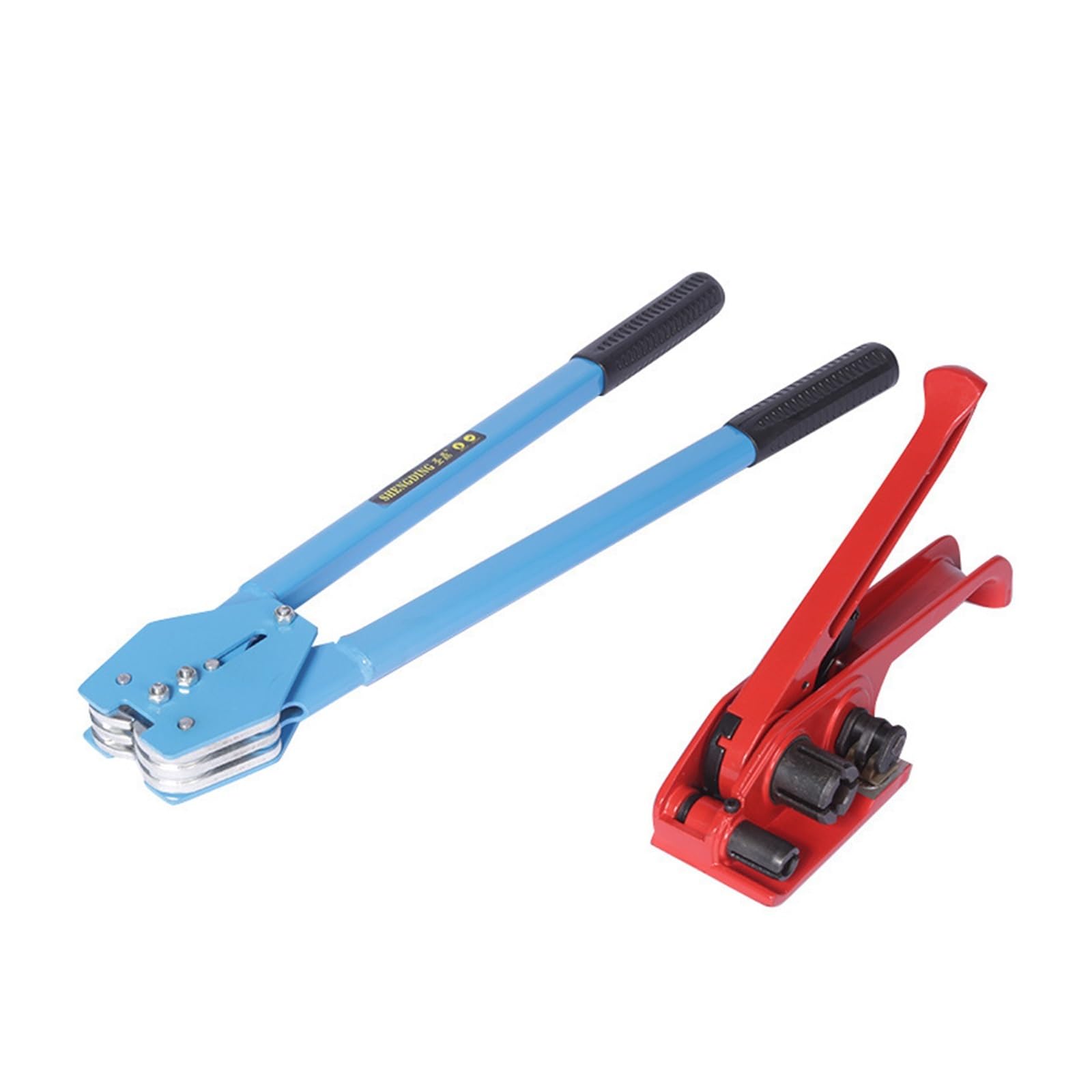 Cfwwsaq 1 Strapping Machine, Heavy Duty Manual Strapping Plastic Steel Baler, Packing And Tightening Belt, Plastic Steel Belt Baler Tightener, Pp Belt Manual Baler(Red Packing Machine+Pliers)