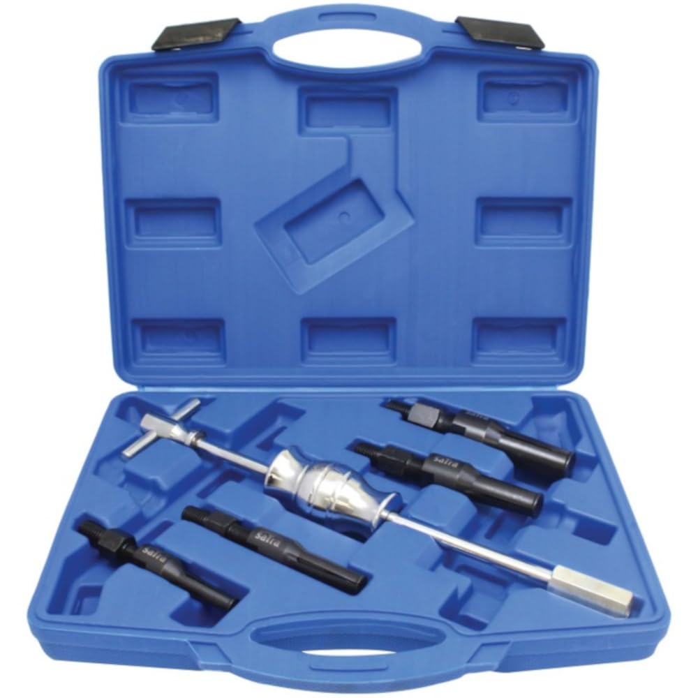 Estrattore Cuscinetti Interni con Martello a Inerzia 10-32 mm – Kit Estrattore Cuscinetti Interno – Set 4 Pinze Espansibili per Cuscinetti Ciechi – Attrezzo Meccanico Auto Moto Officina