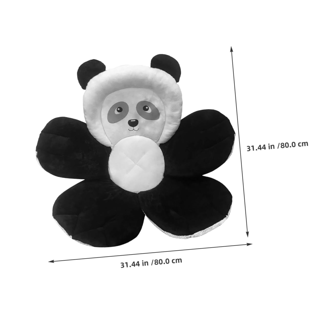 rutschfeste Babybadewannenmatte für Neugeborene Panda Form Waschbar Weich und Bequem für Badewanne und Dusche