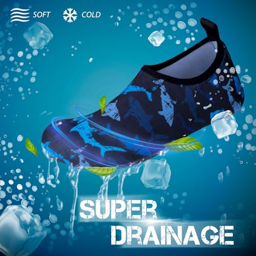 Image of SIMARI Water Shoes for Women Men Swim Aqua Socks Beach Pool Essentials Barefoot Surf River Boat Kayak Sea Yoga Sand Exercise Sport Accessories Breathable Quick-Dry Adult Youth Kid Size SWS001