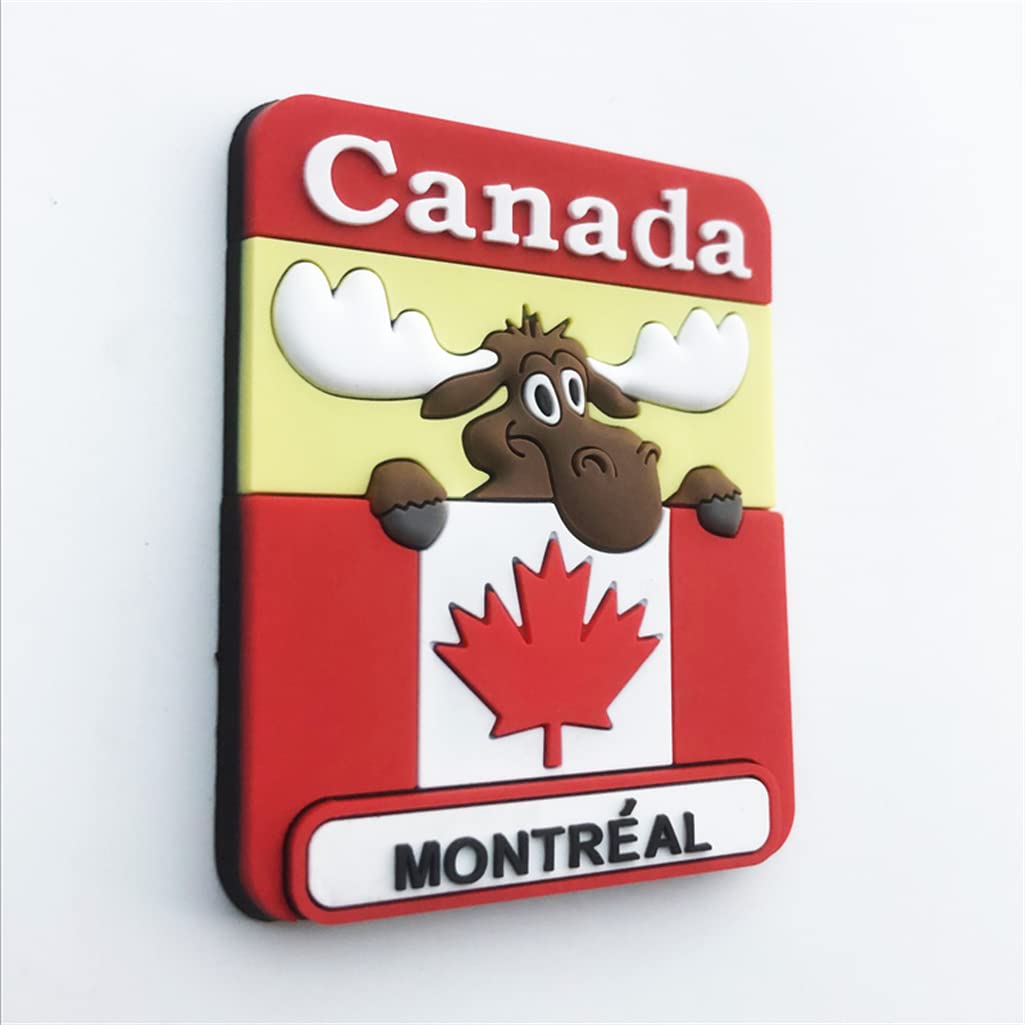 Magnete Da Frigorifero 3D Montreal Canada - Souvenir 7x5 Cm In Resina, Idea Regalo Da Viaggio - 4