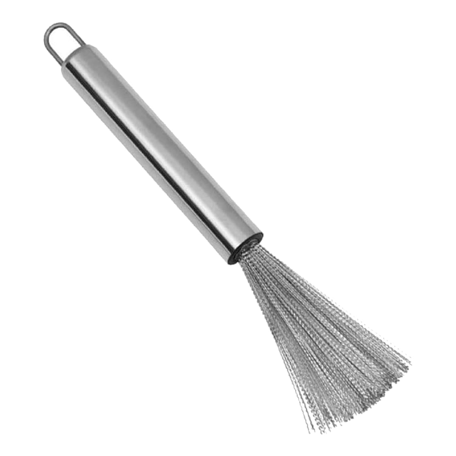 Stainless Steel Pan Brush - Cast Iron Scrubber -10